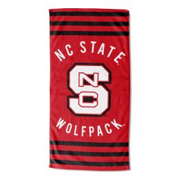 NC State Stripes Beach Towel