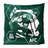 Jets OFFICIAL NFL "Connector" Double Sided Velvet Pillow, 16" x 16"