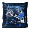 Titans OFFICIAL NFL "Connector" Double Sided Velvet Pillow, 16" x 16"