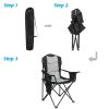 Folding Camp Chair black 55*55*108cm19152204