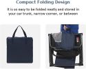 Camping Chair Portable Folding Chair Directors Chair with Large Side Table & Storage Bag Outdoor Camp Chair Blue