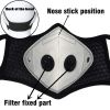 PM2.5 Activated Carbon Dust-proof Anti-fog Soft Warm Cycling Sports Face Mask