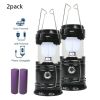 2 in 1 Ultra Bright Portable LED Flashlights Camping Lantern 2 Way Rechargeable