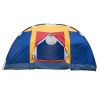 Bosonshop Outdoor 8 Person Camping Tent Easy Set Up Party Large Tent for Traveling Hiking With Portable Bag, Blue