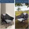 Outdoor Camping Chair Folding Chair Black