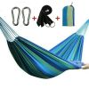 75"x59" Garden Camping Hammock Swing Bed 450lbs Capacity w/ Tree Strap Hiking Travel