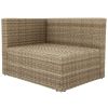 Backyard Pool Outdoor Furmiture 5-Piece Rattan Sectional Sofa Set